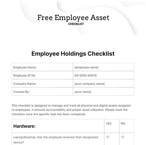 Image result for Employee Check Up Checklist