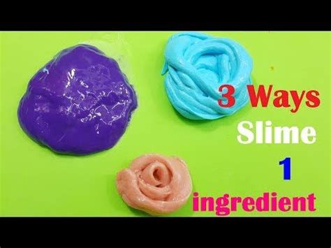 Image result for How to Make Slime with Only 1 Ingredient