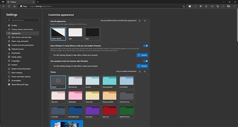Image result for Edge Windows 11 Visual Effects