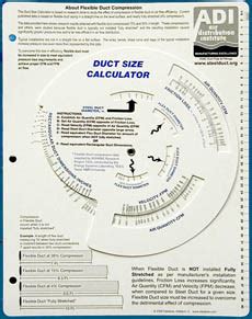 Image result for Adi Duct Size Calculator