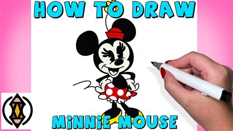 Image result for How to Draw Minnie Mouse for Kids