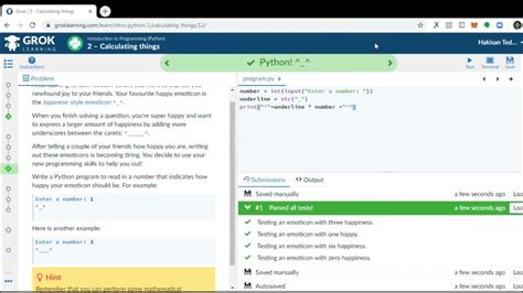 Image result for Grok Python Hello with Attitude Answer