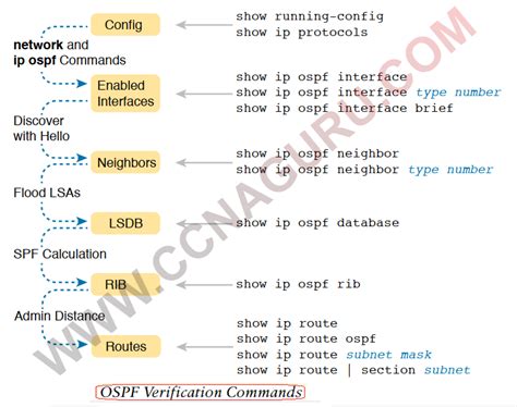 Show IP Ospf Interface Command に対する画像結果