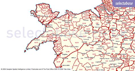 Image result for Postcode Map of Ll