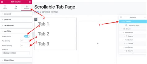 Image result for Scrollable Tabs UI Design