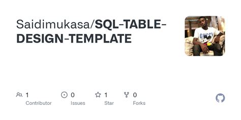 Image result for SQL Table Template