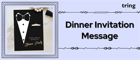 Image result for Dinner Invitation Message