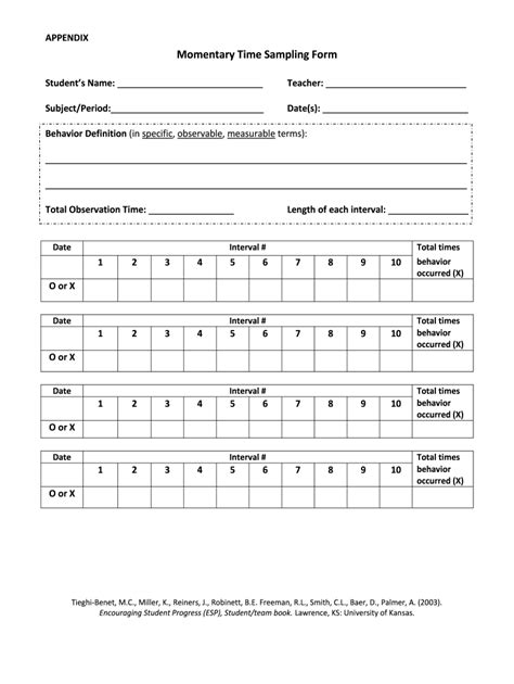 Toradh íomhá ar Continuous Sampling Form Template
