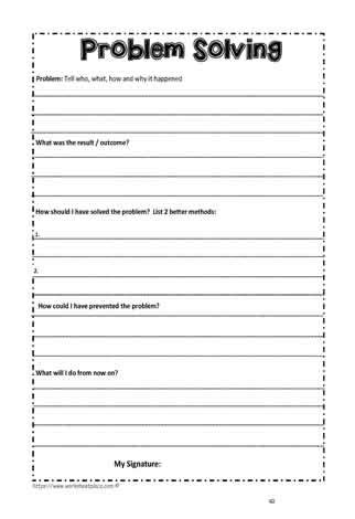 Worksheet On Problem Solving Personal Issues에 대한 이미지 결과