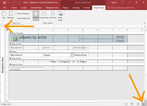 How To Create A Report In Access Database に対する画像結果