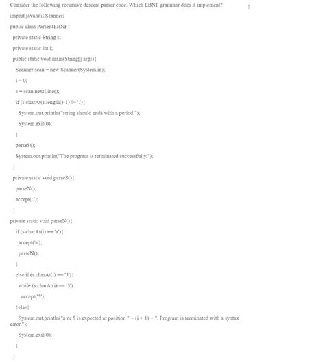 Image result for Algorithm Fo Recursive Des Cet Parser in Compiler Design