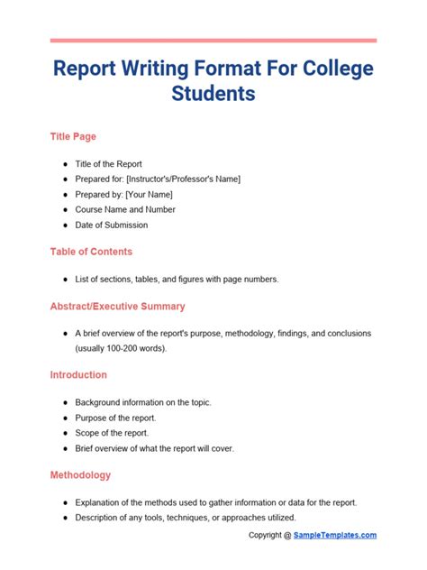 Technical Report Writing Format for Students に対する画像結果