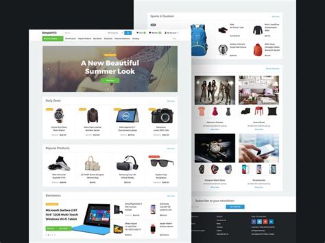 Image result for Basic E-Commerce Website Layout Types
