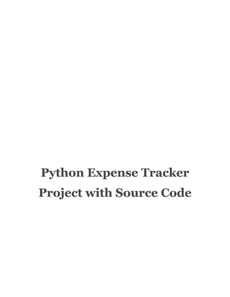 Finance Tracker Project Using Python に対する画像結果