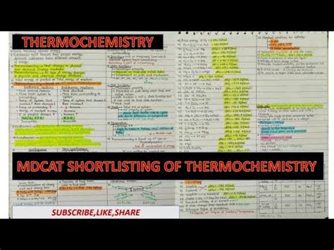 Afbeeldingsresultaten voor Thermochemistry Short Notes