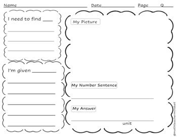 Image result for Math Problem Blank
