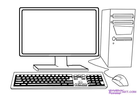 Image result for Computer Component Line Drawing