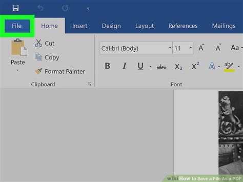 Image result for How to Save File as PDF