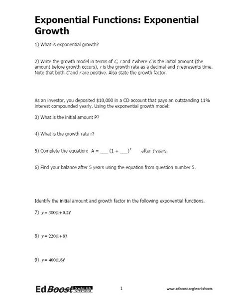 Exponential Equation Word Problems for 8th Graders に対する画像結果