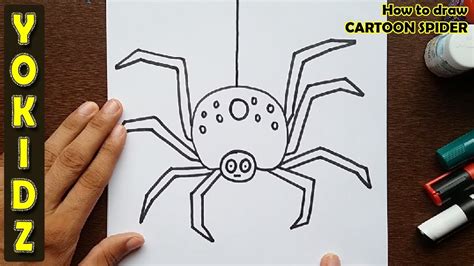 Image result for How to Draw Cartoon Spider