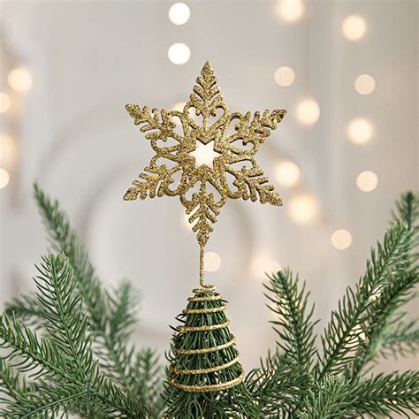 Small Gold Star Tree Topper के लिए छवि परिणाम