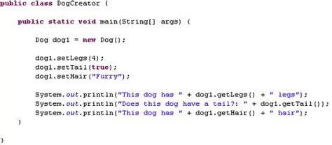 Toradh íomhá ar Creating a New Object Java