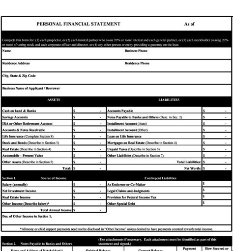 Image result for Financial Statement Worksheet