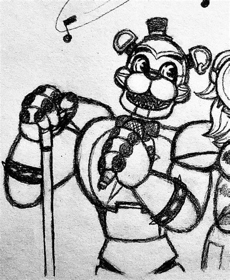 Image result for How to Draw Glam Rock Freddy in Security Breach