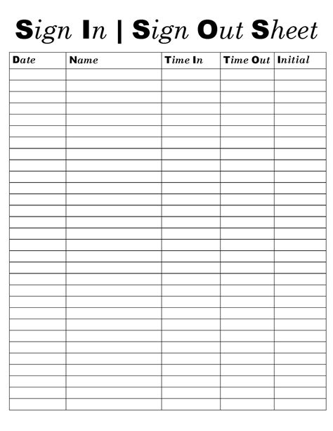 File Sign Out Sheet に対する画像結果