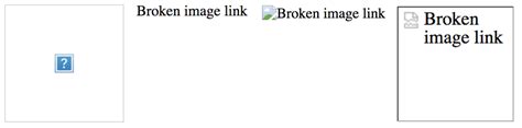 Résultat d’images pour HTML Broken Image Icon