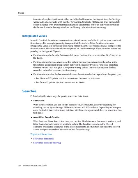 Image result for Using PI DataLink to See Old Data