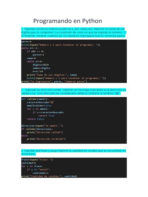 Ejemplos De Programacion En Lenguaje Python に対する画像結果