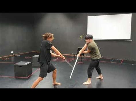 Sword Fight Choreography 在武打设计方面 - Awesome rehearsal with Patrick and ...