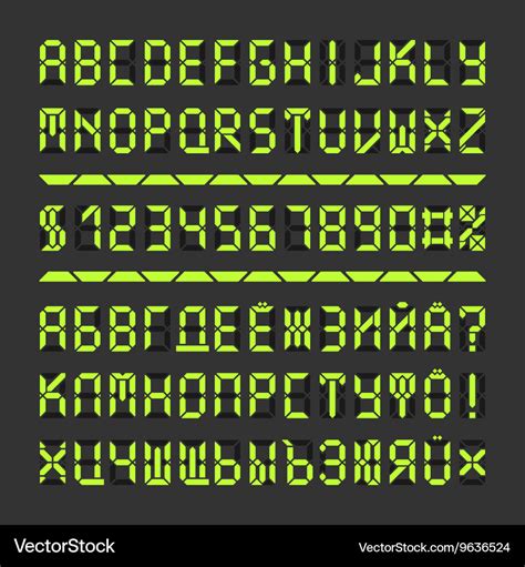 Image result for LED Digital Font Free