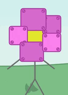 Image result for Pink and Yellow BFDI Robot