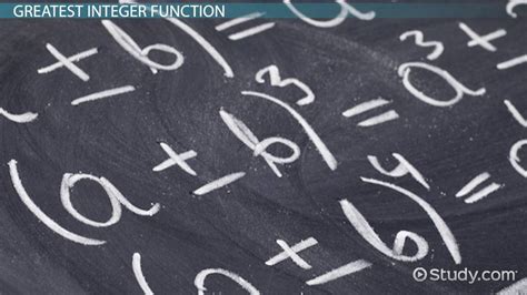 Toradh íomhá ar Symbol for Greatest Integer Function