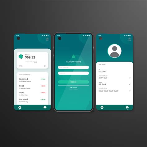 Toradh íomhá ar Wallet UI Design Simple