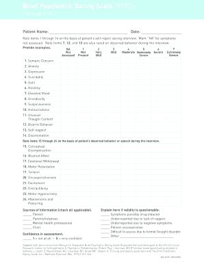 Problem Behavior Rating Scale に対する画像結果