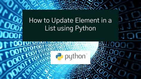 Image result for List Changinfg the Element Example Program in Python