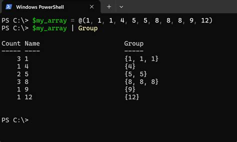 Count PowerShell Output に対する画像結果