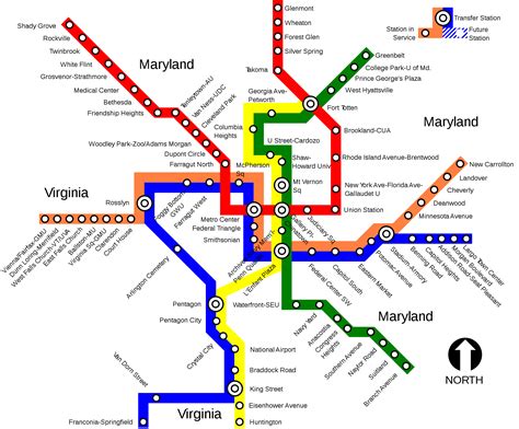 Washington Metro System Map に対する画像結果