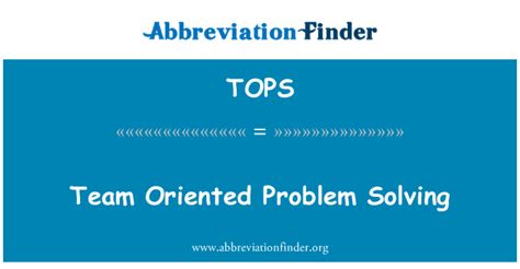 Toradh íomhá ar Tops Problem Solving