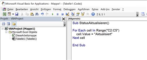 Toradh íomhá ar Excel Makros Fur Anfanger