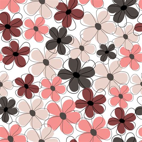 Toradh íomhá ar Vector Background Pattern Flower
