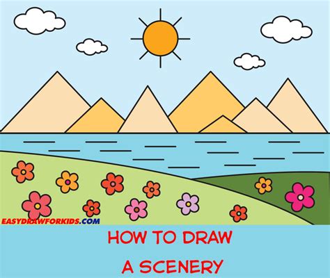 How To Draw Scenery - 10 Steps (With Pictures)