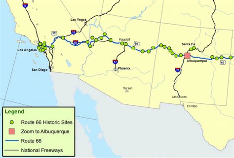 Image result for Printable Route 66 Map