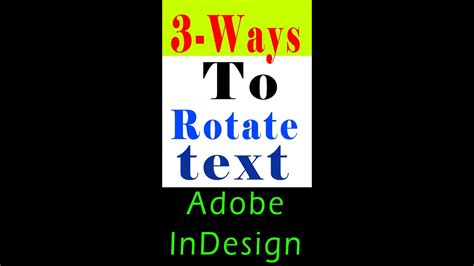 Image result for InDesign Rotate Text Box