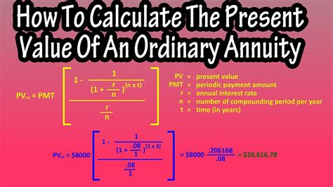 Toradh íomhá ar Present Value Calculation Formula