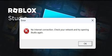 Image result for Roblox Studio No Internet Connection