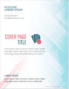 Image result for Project Front Page Text Box Template